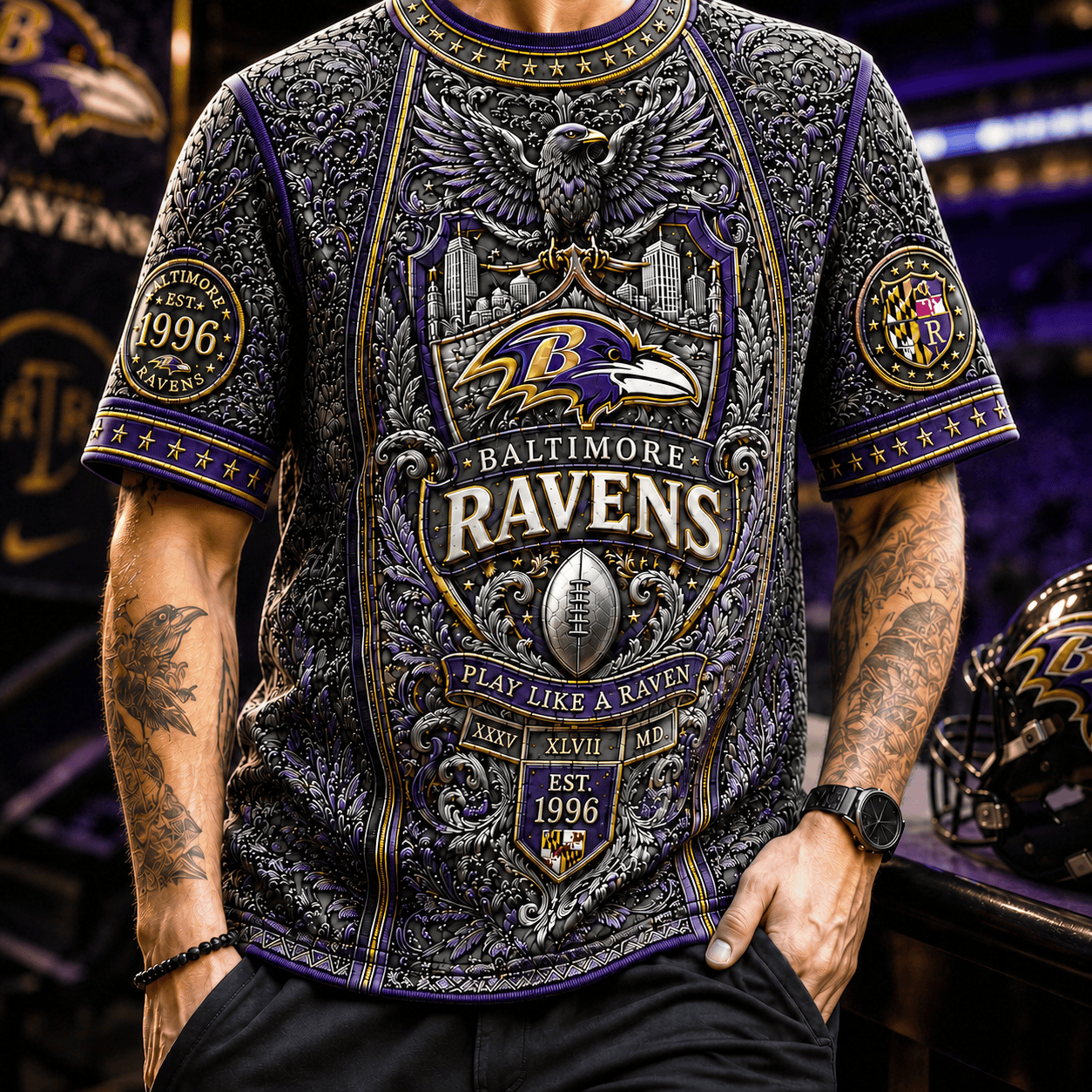 PREMIUM BTR 3D EMBOSS SHIRT NTVA